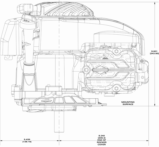 Briggs & Stratton 140cc Vertical Engine 9P702-0116-F1 | 550e Series | 8.75 HP | For Mowers, Pumps, Generators